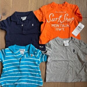 Ralph Lauren set of 4 Polo Shirts Vibrant Casual Wear